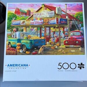 Buffalo Americana Puzzle - Colorful General Store 500 piece